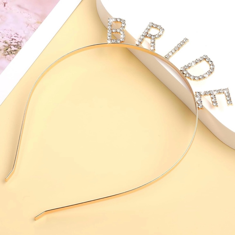 Bride Headband, Sparkling Bridal Crown